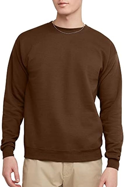 Men's EcoSmart Fleece, Pullover Crewneck Sweatshirt, 1 or 2 Pack