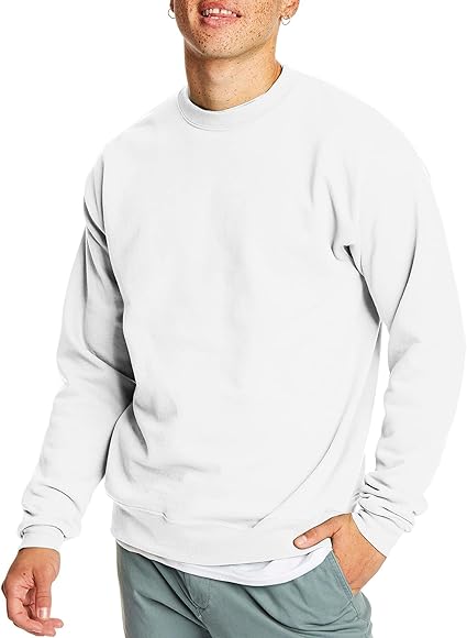Men's EcoSmart Fleece, Pullover Crewneck Sweatshirt, 1 or 2 Pack